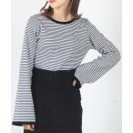 tシャツ 「ZOZO限定アイテム」ボーダーフレア袖ロンT レディース