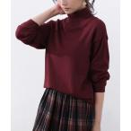 ニット セーター カシミヤタッチニット セーター タートルネック レディース