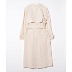 トレンチコート コート 「BONJOUR M.」ナイロントレンチコート レディース