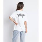 tシャツ Tシャツ MAKE HISTORY/ロキシーバックプリント半袖Tシャツ レディース