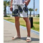 ショッピングハーフパンツ メンズ パンツ 心躍る、アロハ気分。 総柄フラワーハーフパンツ メンズ 秋服 メンズ レディース