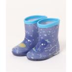 長靴 レインブーツ コスモレインシューズ　＃宇宙柄 キッズ 子供 男の子
