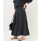 スカート Slit Linen スカート◆