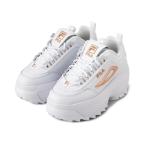 スニーカー 「ムラサキスポーツ限定」FILA/フィラ  ディスラプター2 ウェッジ プレミアム 超厚底 スニーカー アグリーシューズ 韓国 WFW21