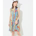  One-piece [UV][. вода скорость .] bamboo рисунок принт безрукавка One-piece 