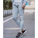 スウェットパンツ ジャージ 1PIU1UGUALE3 RELAX(ウノピゥウノウグァーレトレ リラックス)ビッグファスナーサイドロゴスウェットパンツ