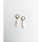 ピアス 淡水パールラインピアス レディース
