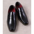 ローファー KW-SELECT 防水 防滑 幅広3E ビジネスシューズ コインローファー スリッポン TK194 メンズ