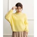 ニット セーター ざっくりVネックゆるニット レディース