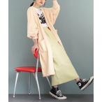 ショッピングロングカーディガン カーディガン ヴィンテージライク スウェット「ロングカーディガン」 レディース