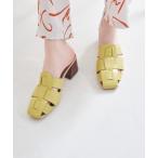 サンダル 「本革」「NICAL」スクエアトゥグルカミュールサンダル/24106 レディース