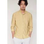 シャツ HIGH STREET∴HTシャンブレープリント7分袖シャツ メンズ