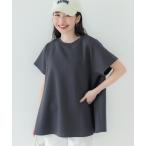tシャツ ハリ感ダンボールAラインプルオーバー レディース