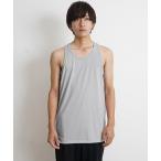 ショッピングタンクトップ タンクトップ 「MinoriTY」タンクトップ セミロング丈 裾フラットタイプ レイヤード Tシャツ重ね着用 ノースリーブ メンズ メンズ レディース