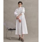 シャツワンピース サイドベルトシャツワンピース