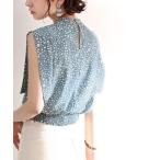 シャツ ブラウス 大人の品格。スクエアショルダーハイネックブラウス レディース