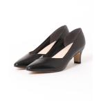 パンプス ポインテッドトゥデザインパンプス
