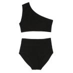 水着 シャーリングワンショルスイムウェア　手洗い可能