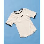 tシャツ 2WAYリブトップ「MAISON SPECIAL/メゾンスペシャル」 レディース