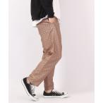 パンツ ROOT THREE とろみレトロ総柄プリント イージー シェフパンツ メンズ レディース