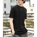 tシャツ ワッフルロング丈Tシャツ メンズ レディース