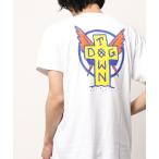 tシャツ Tシャツ メンズ Scratch Cross S/S T-Shirts/DOGTOWN(ドッグタウン)半袖バックプリントTシャツ