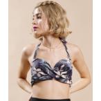  купальный костюм фиолетовый спорт специальный заказ ]DEFIANCE/ti fire nsbotanikaru рисунок частота u бикини / tops одиночный товар купальный костюм / выставить соответствует DF22-TP2