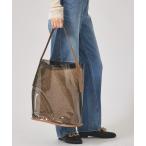 トートバッグ 「大人のクリアバッグ」PVCトート(ジュートポーチ付き)/A4トートバッグ/プールバッグ/海 レディース