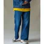 ジーンズ 「Attick by Johnbull」ワイドジーンズ メンズ レディース