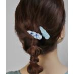 ヘアクリップ マルチ柄クラウドヘアクリッ