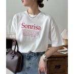 ショッピングＴシャツ tシャツ Tシャツ レディース 「WEB限定」sonrisaTシャツ