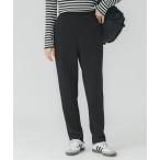 パンツ エンボス加工 センターシームレギパン レディース