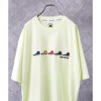 tシャツ Tシャツ 【CONVERSE】FIVEシューズ刺繍Ｔシャツ