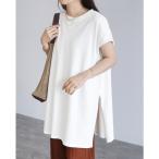 tシャツ ヘビー天竺ビックシルエットフレンチスリーブトップス レディース