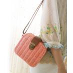 ショルダーバッグ バッグ ミニショルダーかご風バッグ レディース