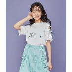 tシャツ Tシャツ 肩あきエンボスロゴTシャツ キッズ