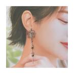 ピアス 「musk」フラワー×天然石の�