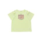 tシャツ Tシャツ 肩開きレースアップTシャツ