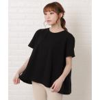 ショッピングtシャツ レディース 半袖 tシャツ バックフレア半袖Ｔシャツ レディース