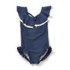 水着 バイカラーフリルワンピース水着_UVカット