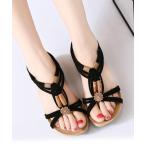 ショッピングエスニック サンダル エスニック風ストラップサンダル レディース