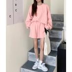 パジャマ ルームウェア スウェットセットアップ レディース