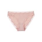 ショーツ 「脚口レースで食い込みにくく、洋服に響きにくい」ラインレスノンワイヤーぺアショーツ