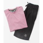 ルームウェア パジャマ 【Colantotte ACTIVE】エナジーストーンリカバリーウェア　ボーダーメッシュルームウェアセット