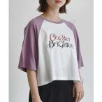 tシャツ Tシャツ ロゴラグラン半袖Tee レディース