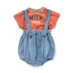 ベビー服 Tシャツ＆サロペットセット
