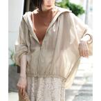 ブルゾン アウター シアーブルゾン「フーディー」 レディース