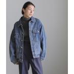  jacket G Jean lady's [ size development equipped ] big Silhouette Denim jacket 