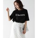 tシャツ プリントロゴ半袖Tシャツ レディース