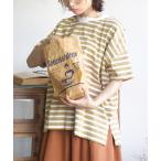 tシャツ レースレイヤード ボーダーカットソー レディース